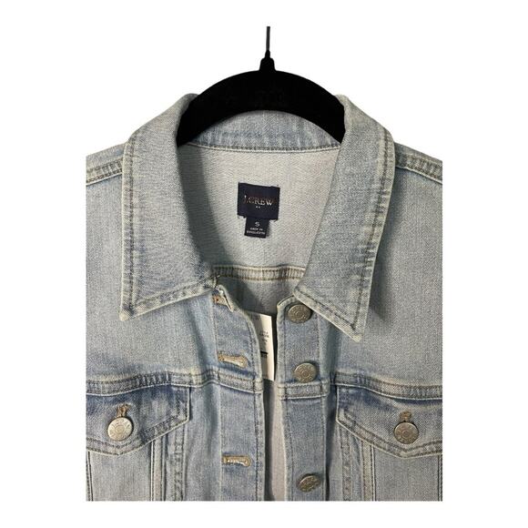 J. Crew Factory Classic Jean Jacket in Blue Denim Size S‎ NWT - Picture 6 of 12